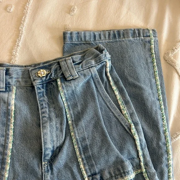 ZARA crochet style jean - Picture 3 of 4